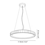 Lampada a sospensione Somenzi in travertino