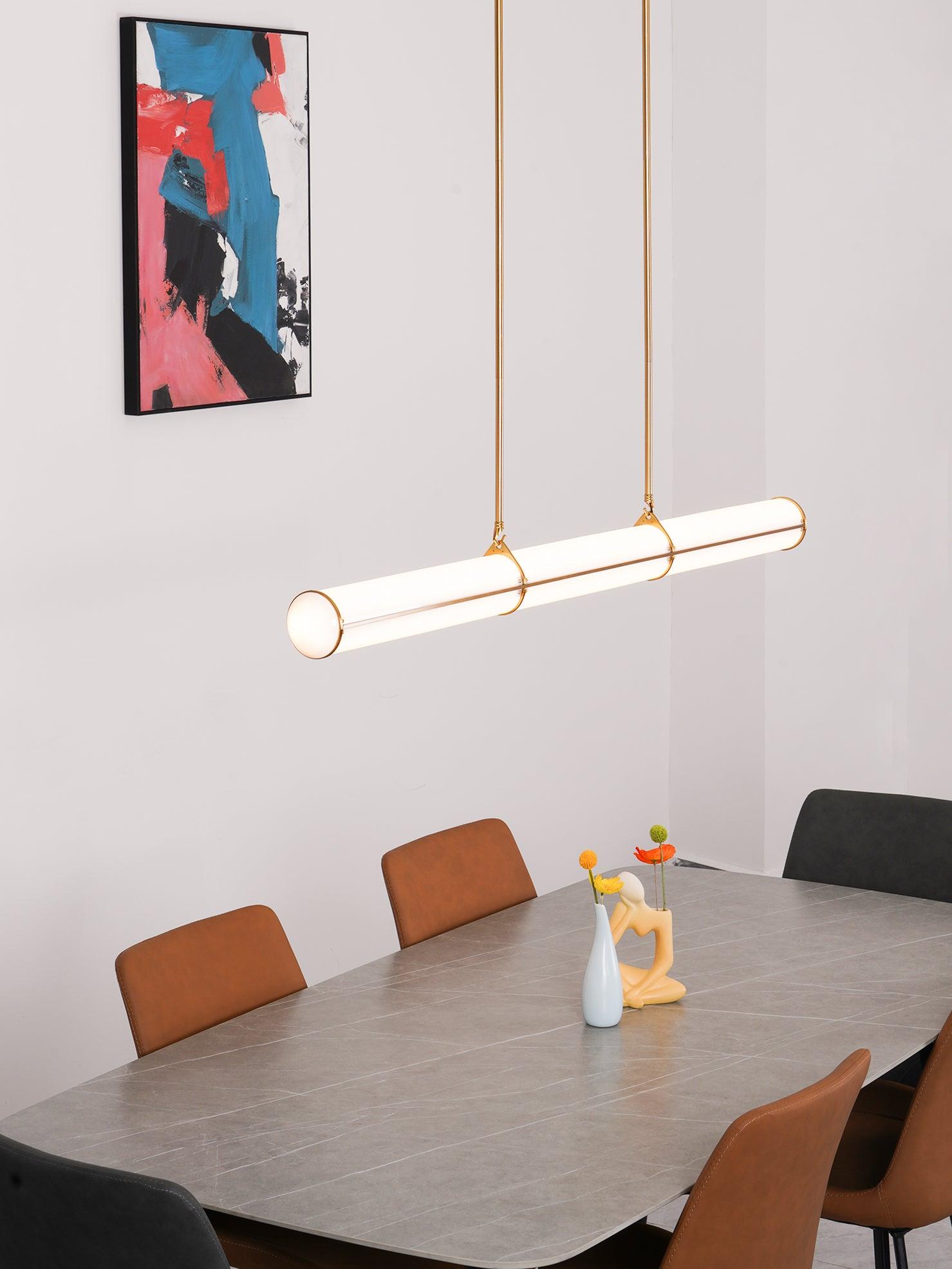 Lampada a sospensione lineare Aronale