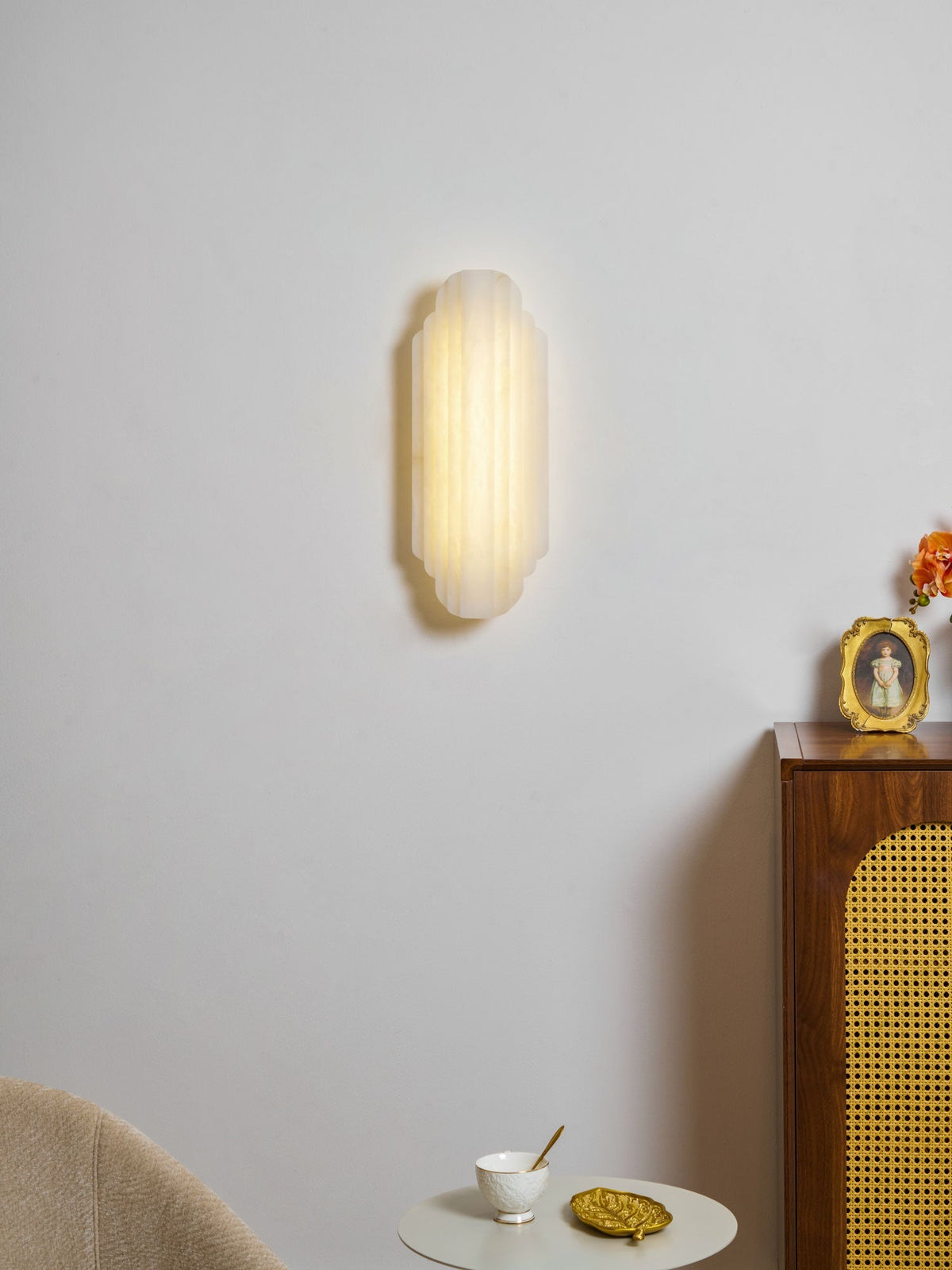 Estelle Alabaster Wall Sconce – detail 14