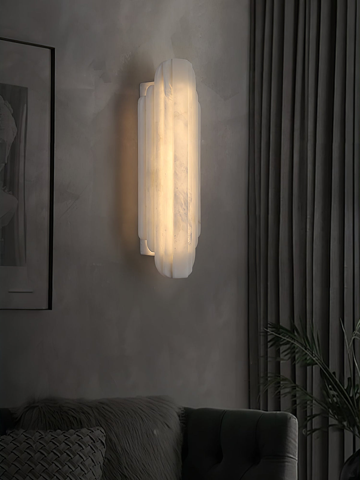 Estelle Alabaster Wall Sconce – detail 10