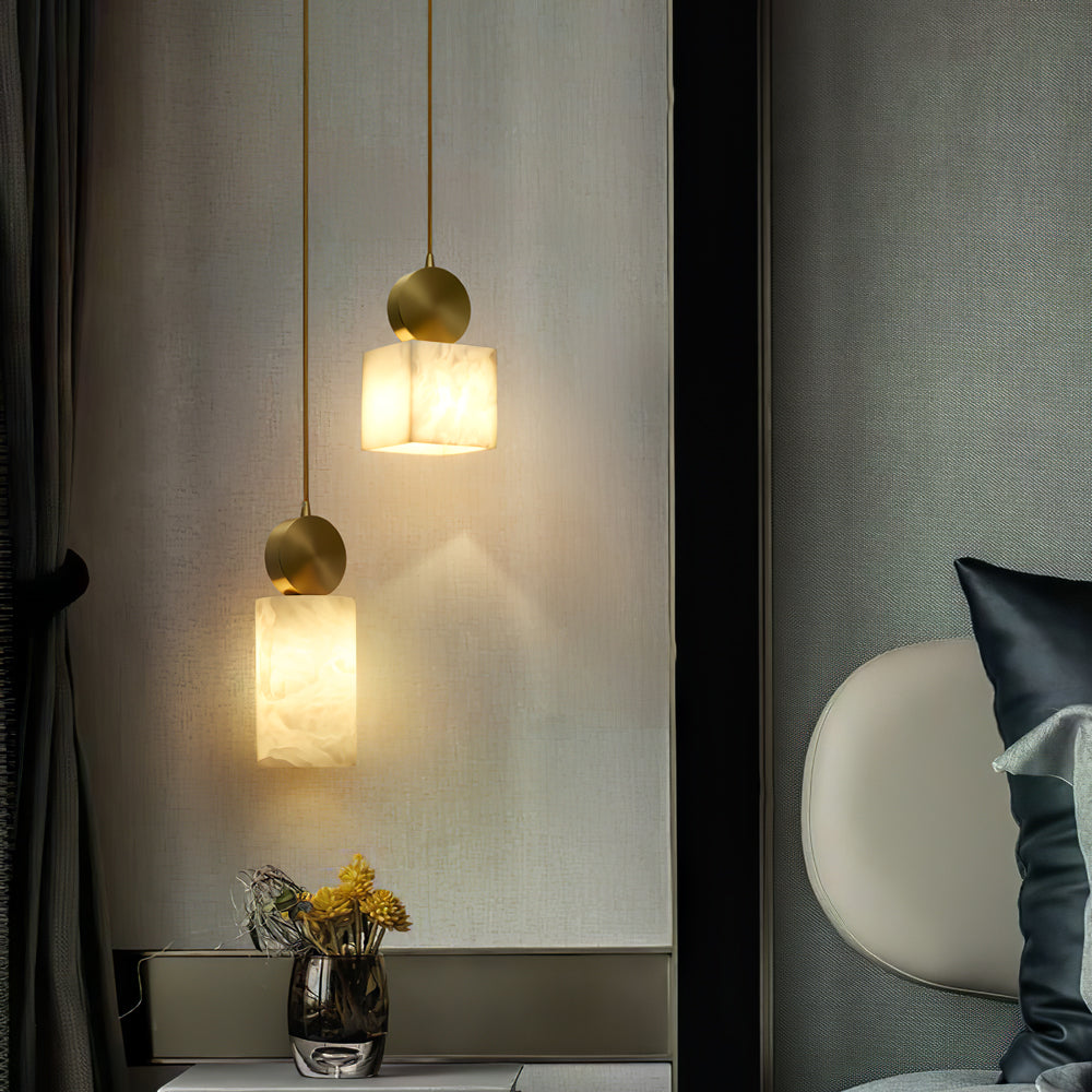 Obolus Alabaster Pendant Light – detail 3