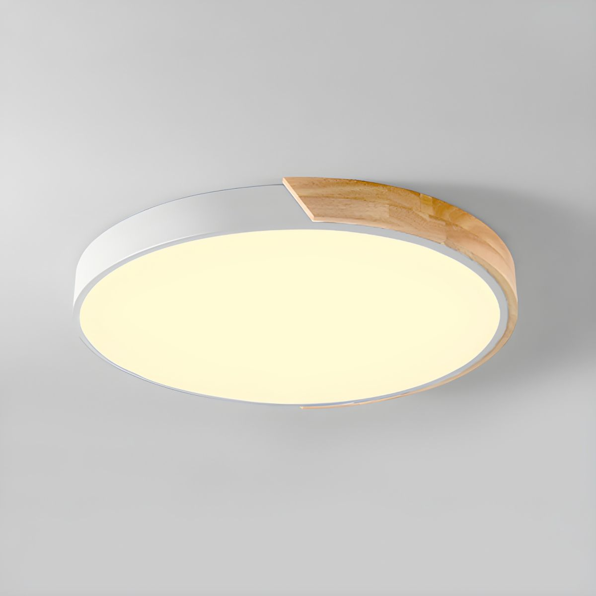 Plafoniera rotonda Paino