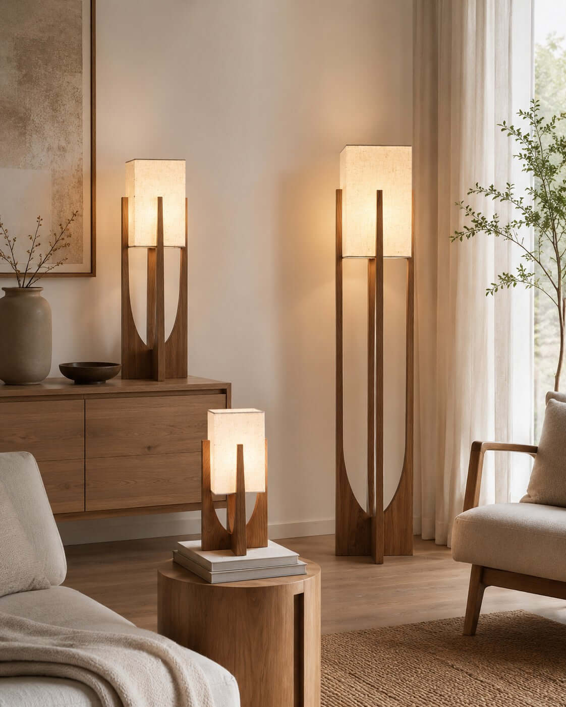 Lampada da terra Serianora