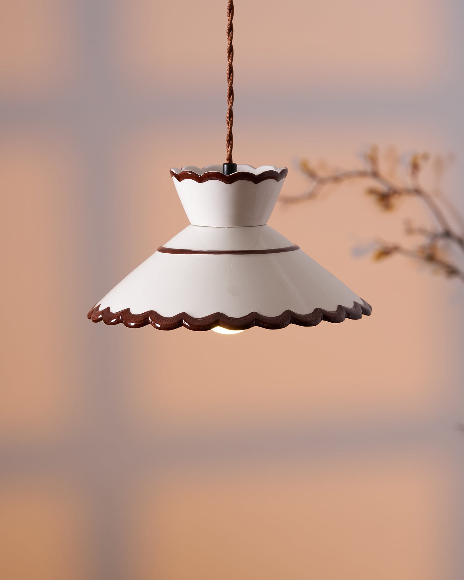 Lampada a sospensione vintage Belenori