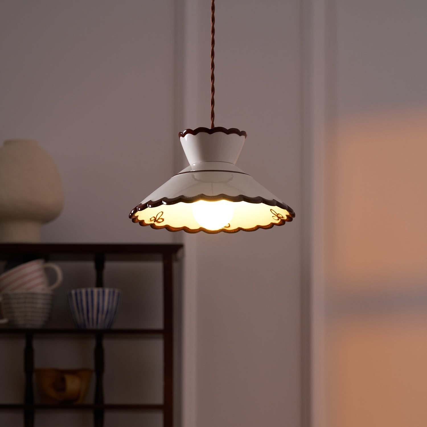 Lampada a sospensione vintage Belenori