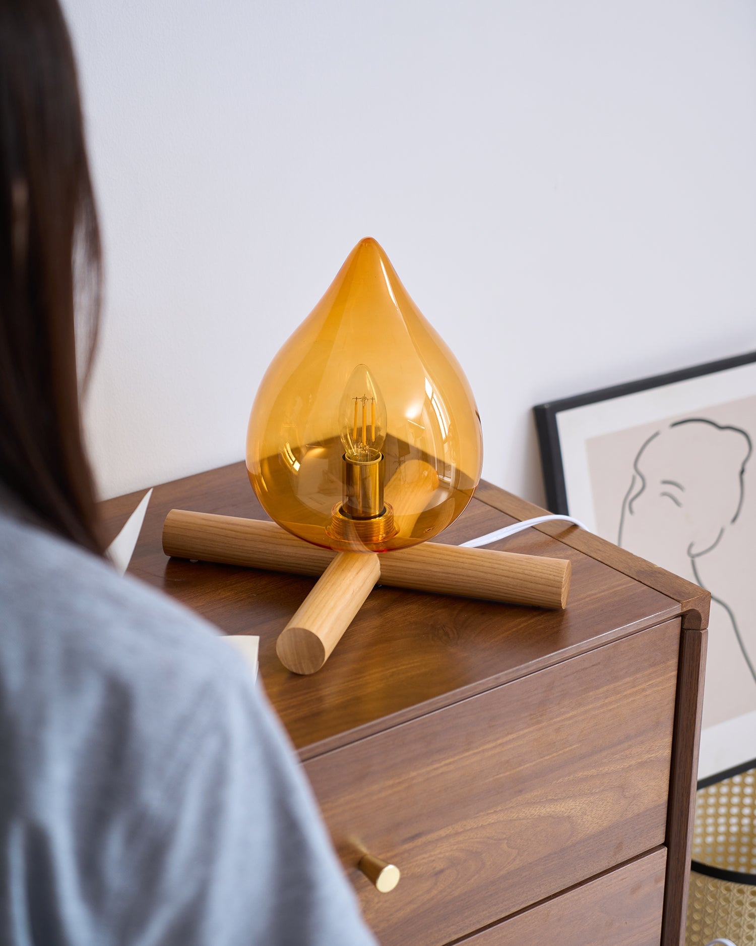 Lampada da tavolo Selenori