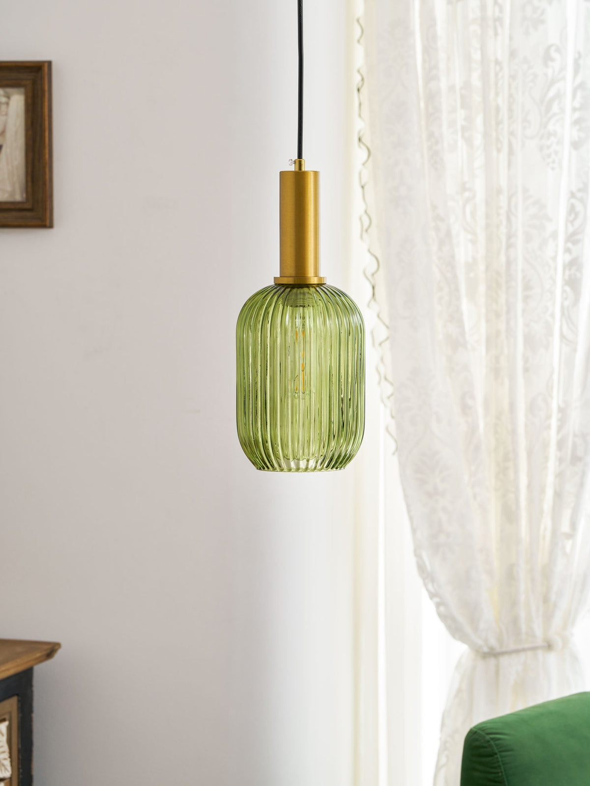 Lampada a sospensione scanalata Raettama