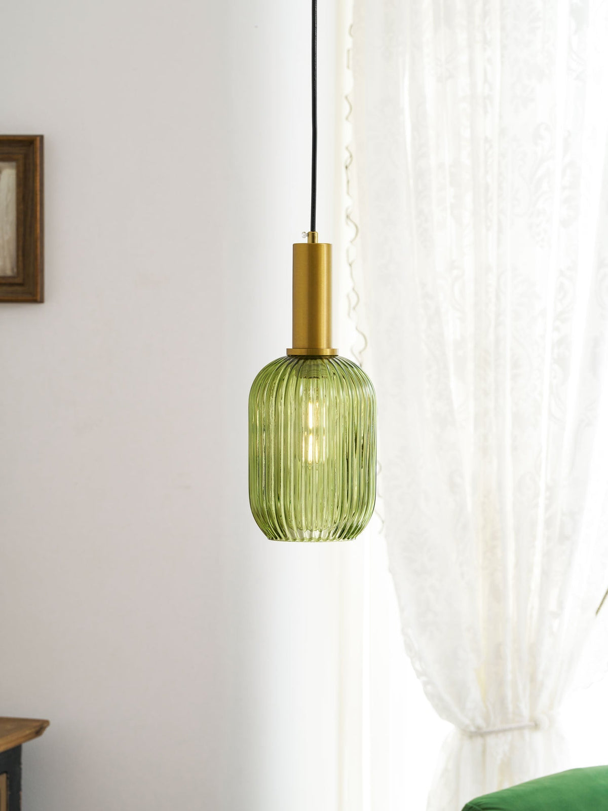 Lampada a sospensione scanalata Raettama