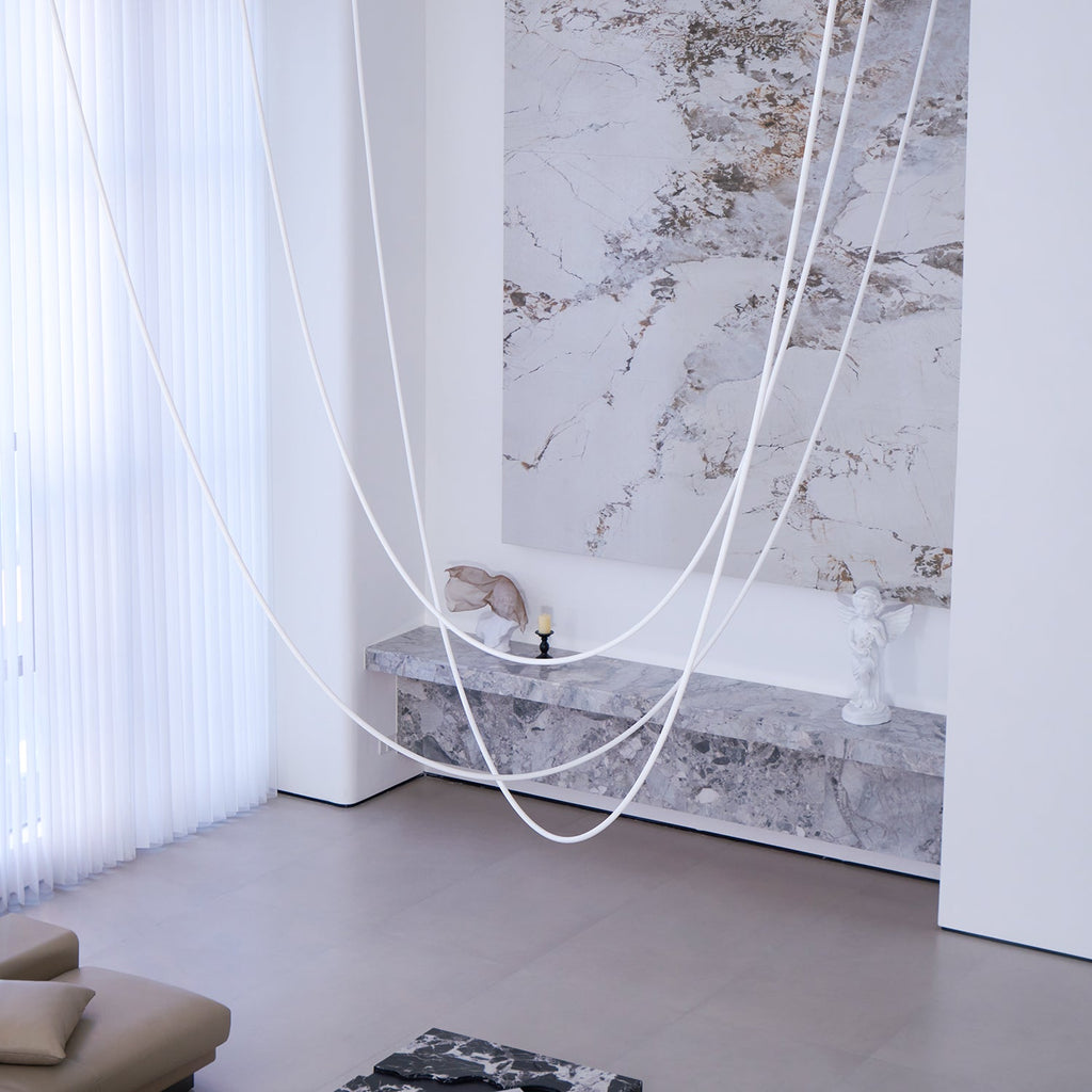 Lampada a sospensione flessibile Nelanoa