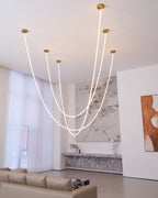 Lampada a sospensione flessibile Nelanoa