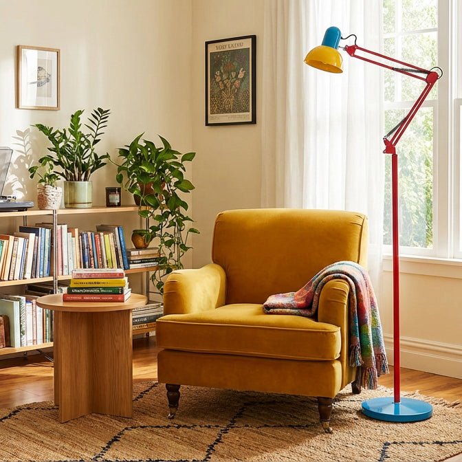 Lampada da terra Nerluna