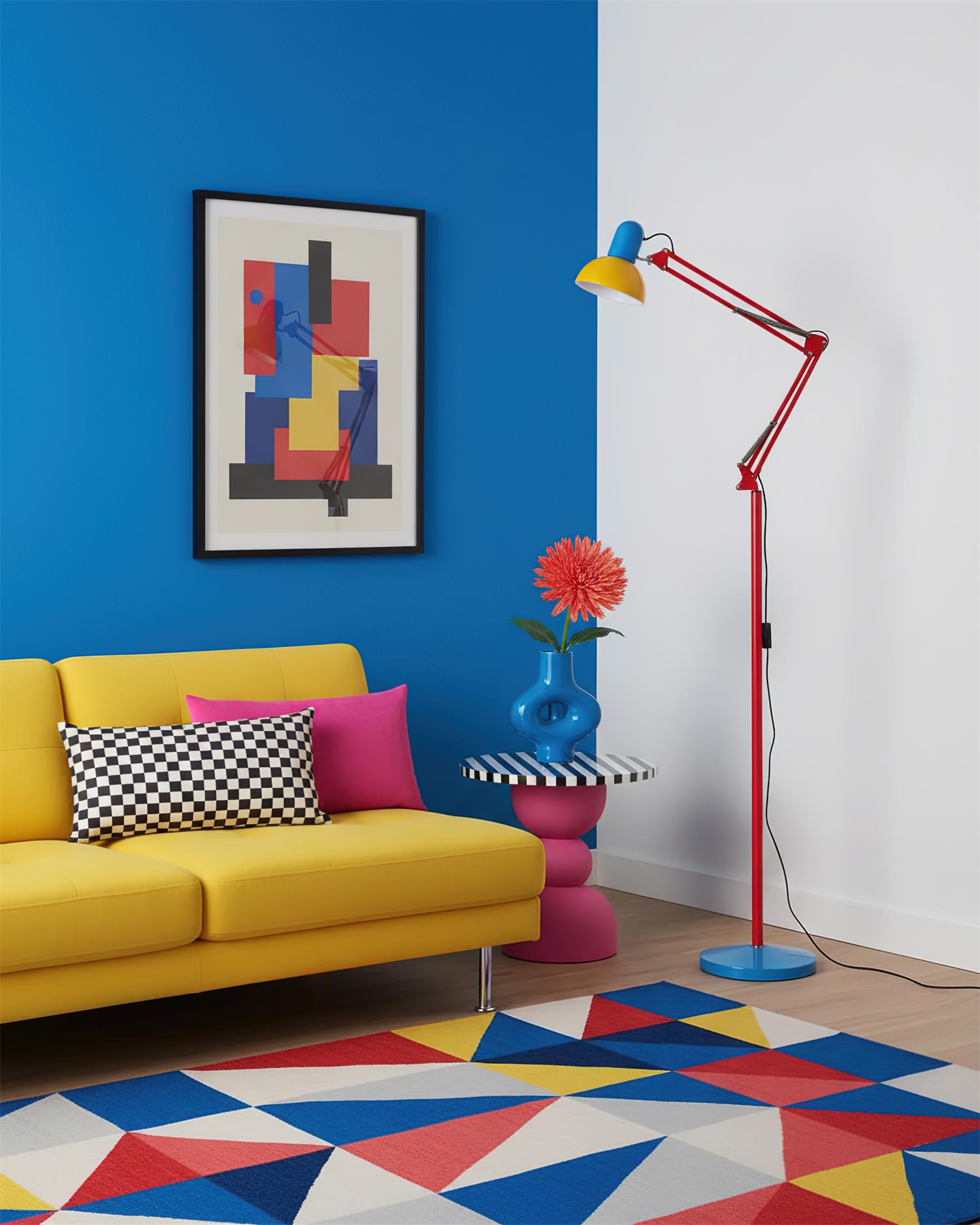 Lampada da terra Nerluna