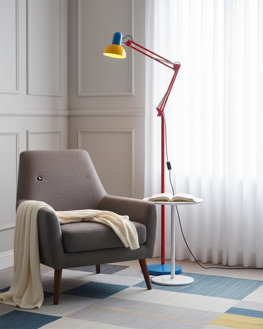 Lampada da terra Nerluna