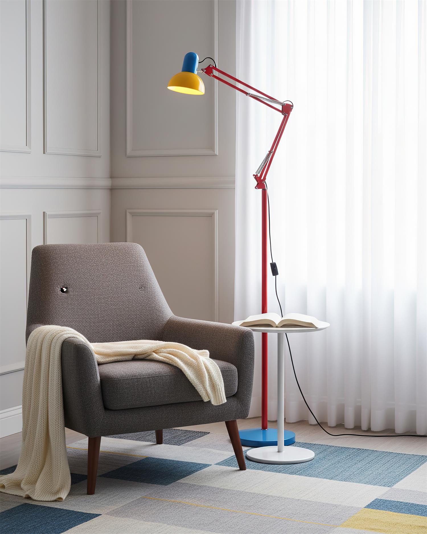 Lampada da terra Nerluna