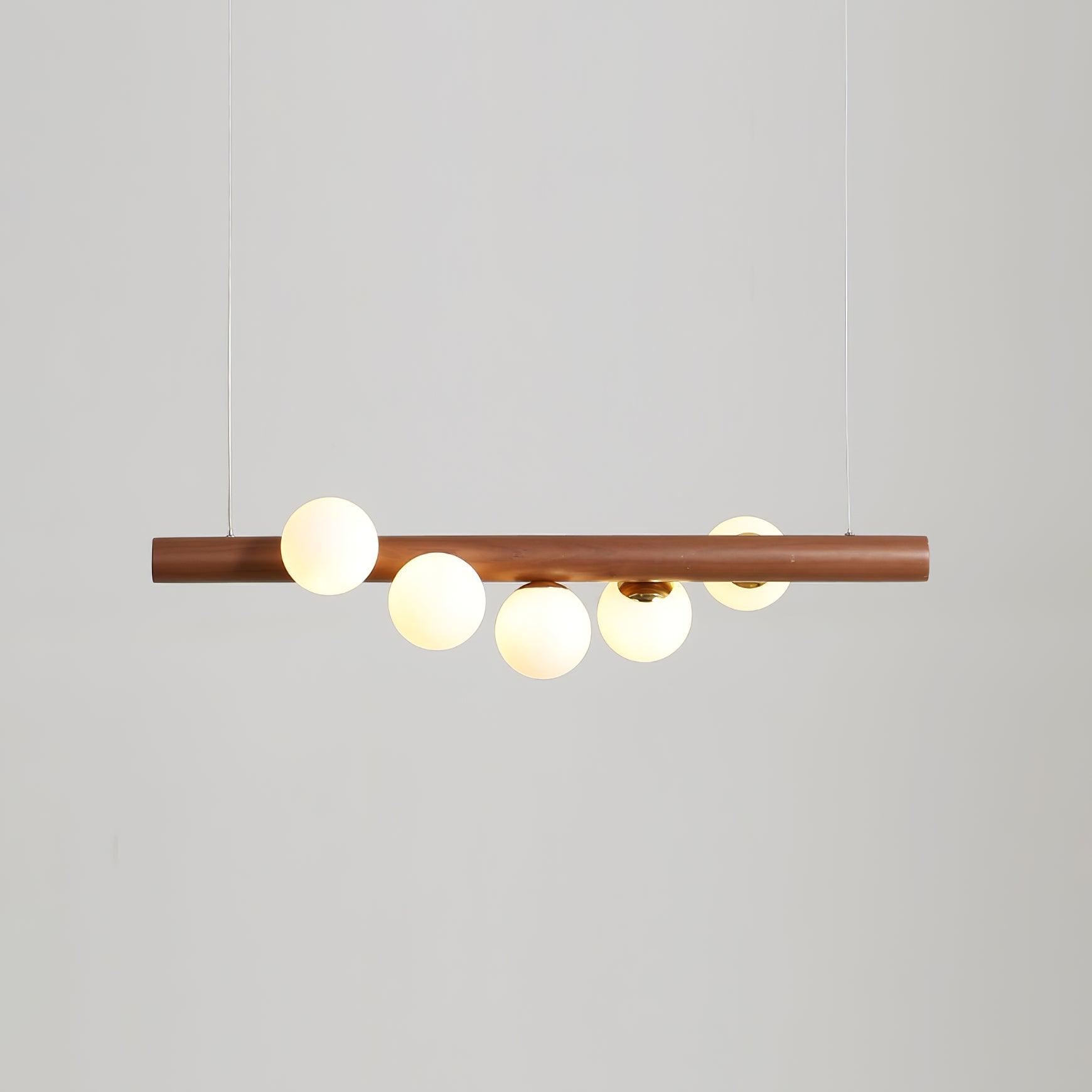 Lampada a sospensione lineare Seravino