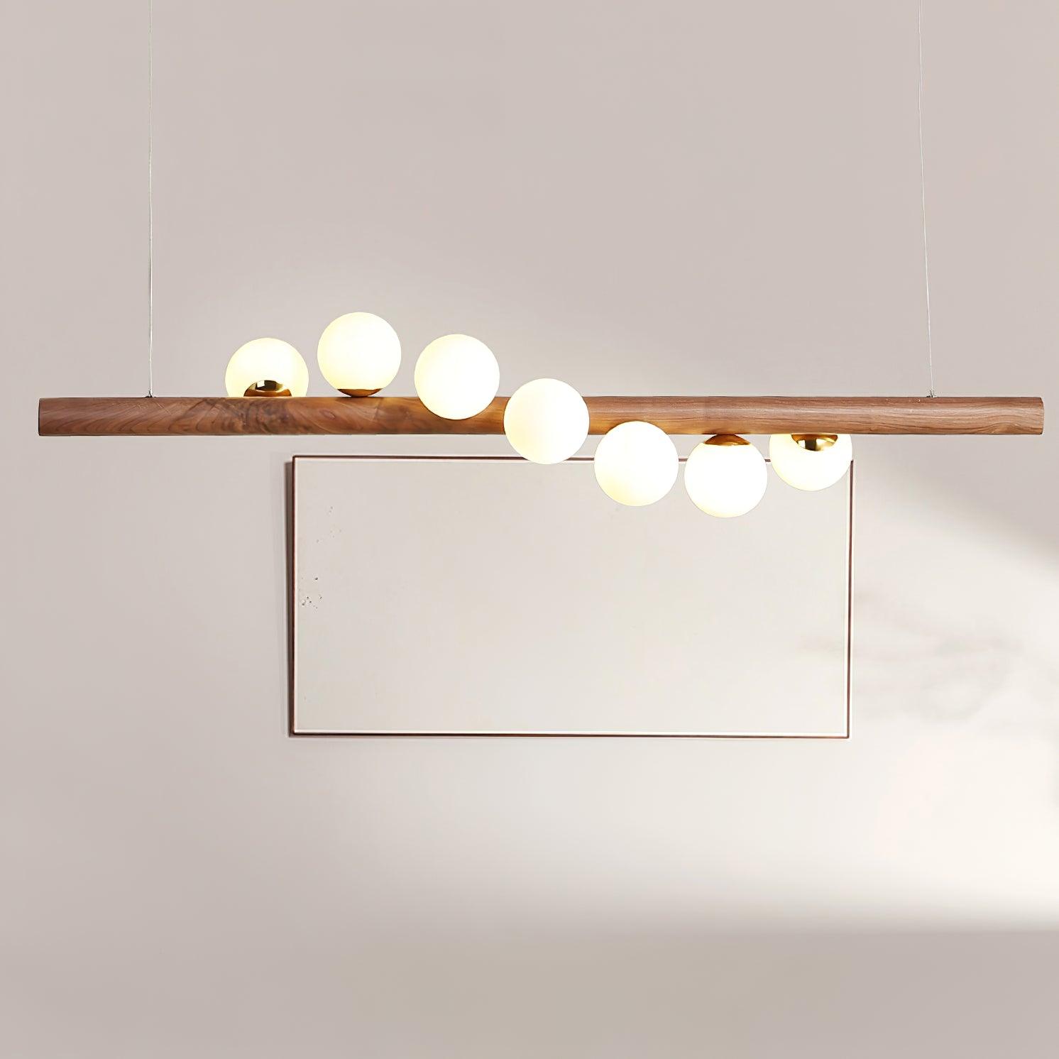 Lampada a sospensione lineare Seravino