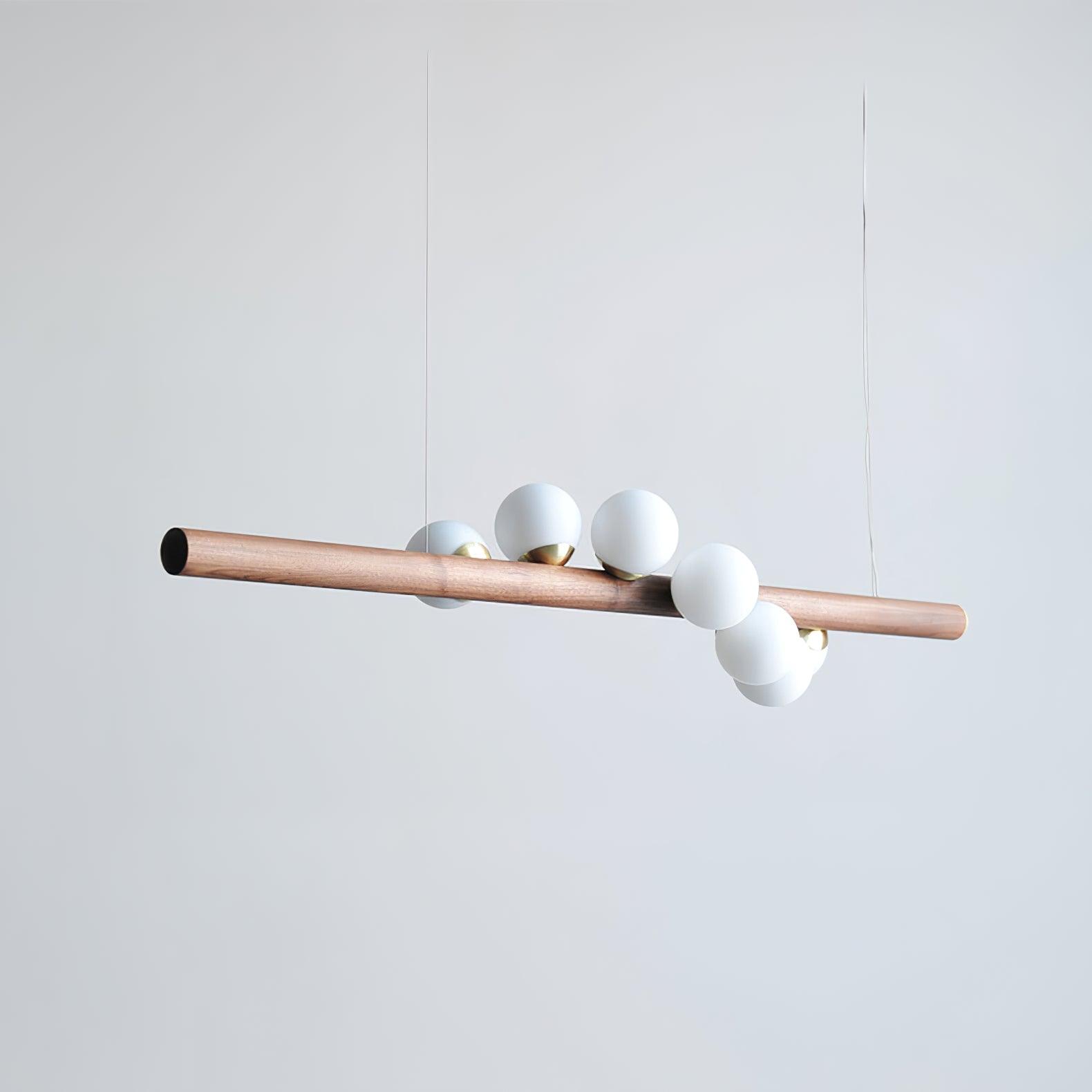 Lampada a sospensione lineare Seravino