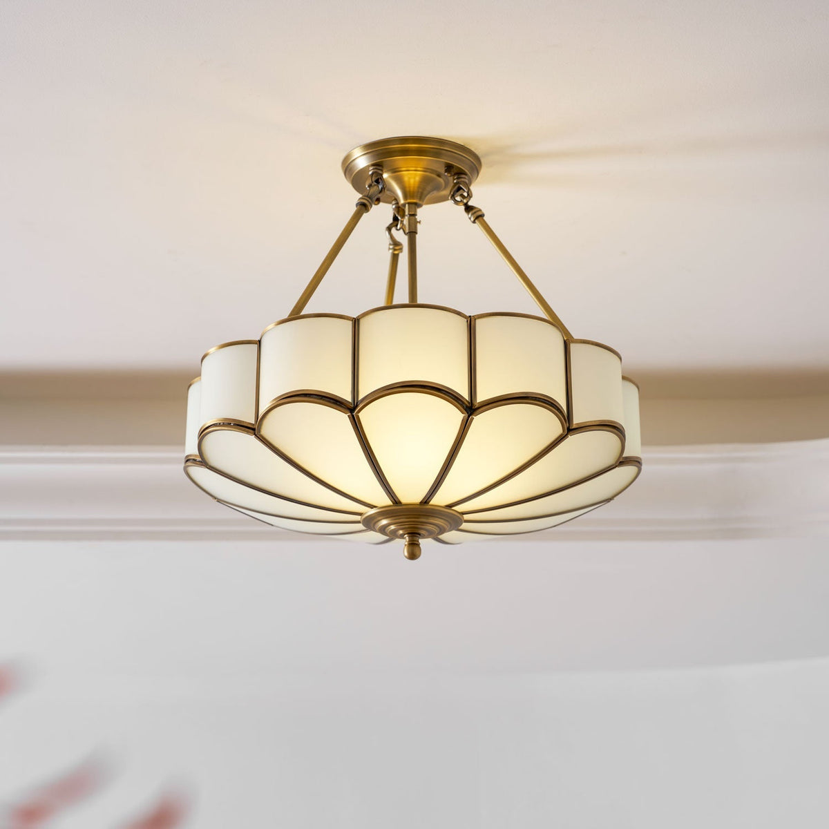 Flower Shape Glass Ceiling Light – detail 18