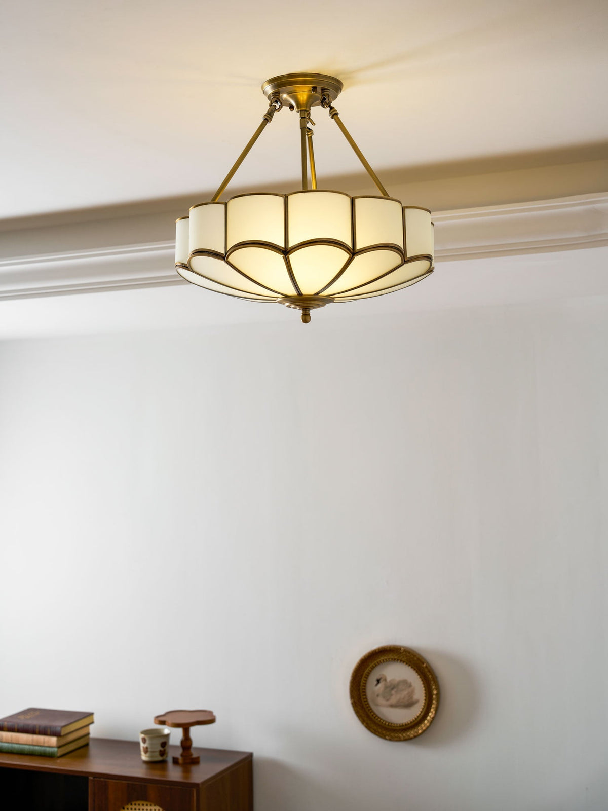 Flower Shape Glass Ceiling Light – detail 17