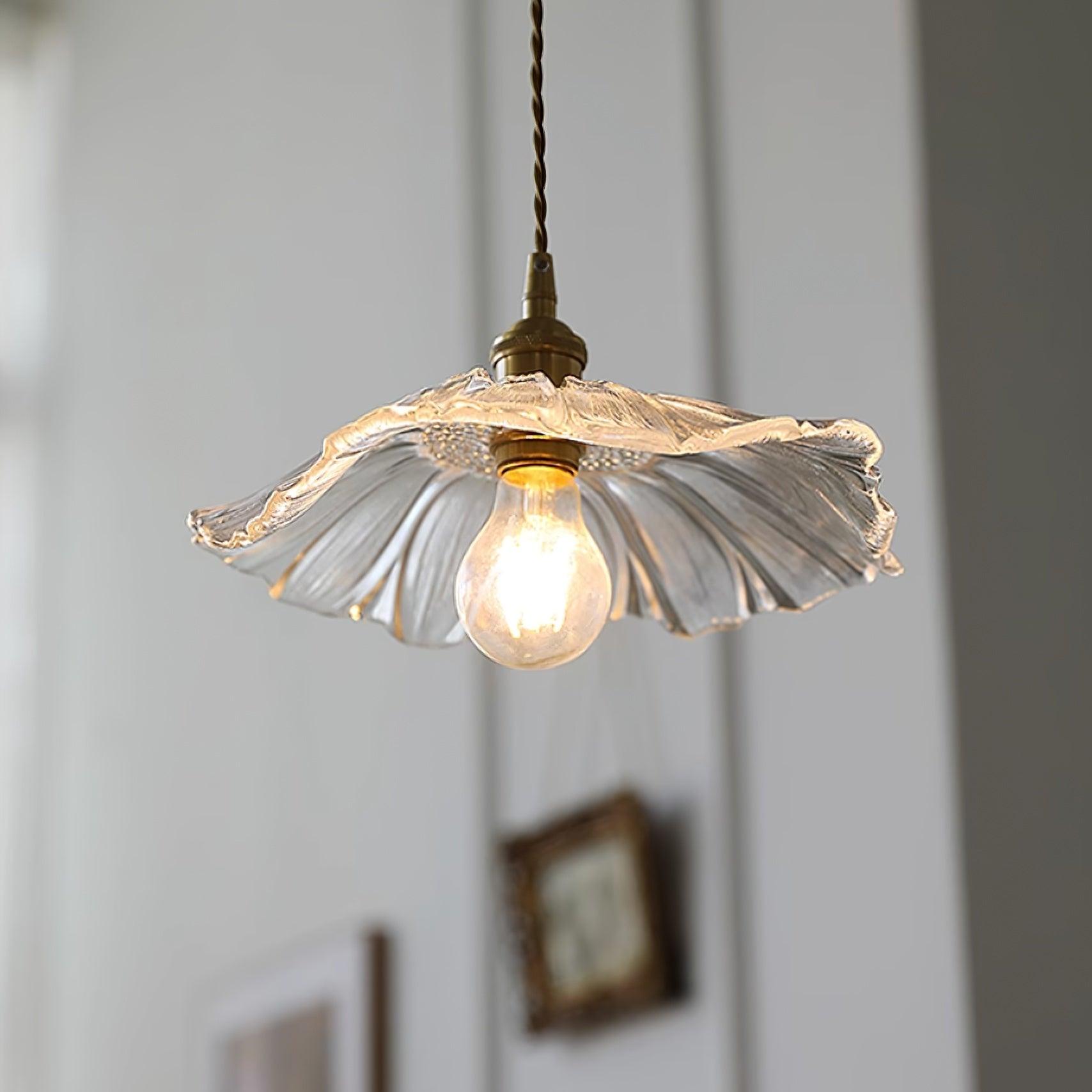 Lampada a sospensione floreale Mireliro