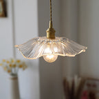 Lampada a sospensione floreale Mirarni