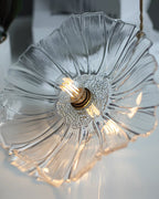 Lampada a sospensione floreale Mirarni
