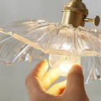 Lampada a sospensione floreale Mirarni