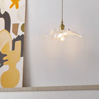 Lampada a sospensione floreale Mirarni