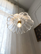 Lampada a sospensione floreale Mirarni