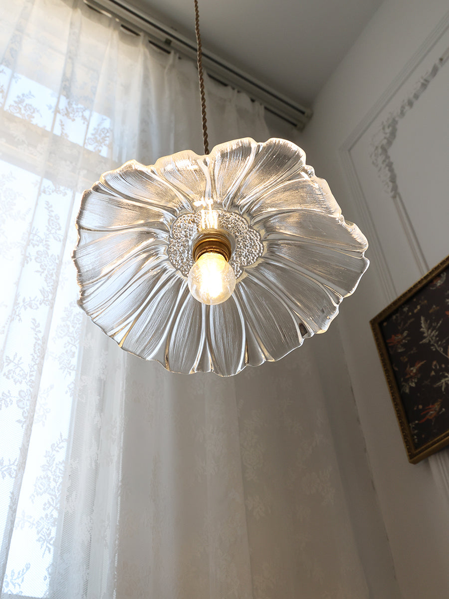 Lampada a sospensione floreale Mirarni
