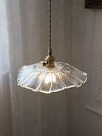Lampada a sospensione floreale Mirarni