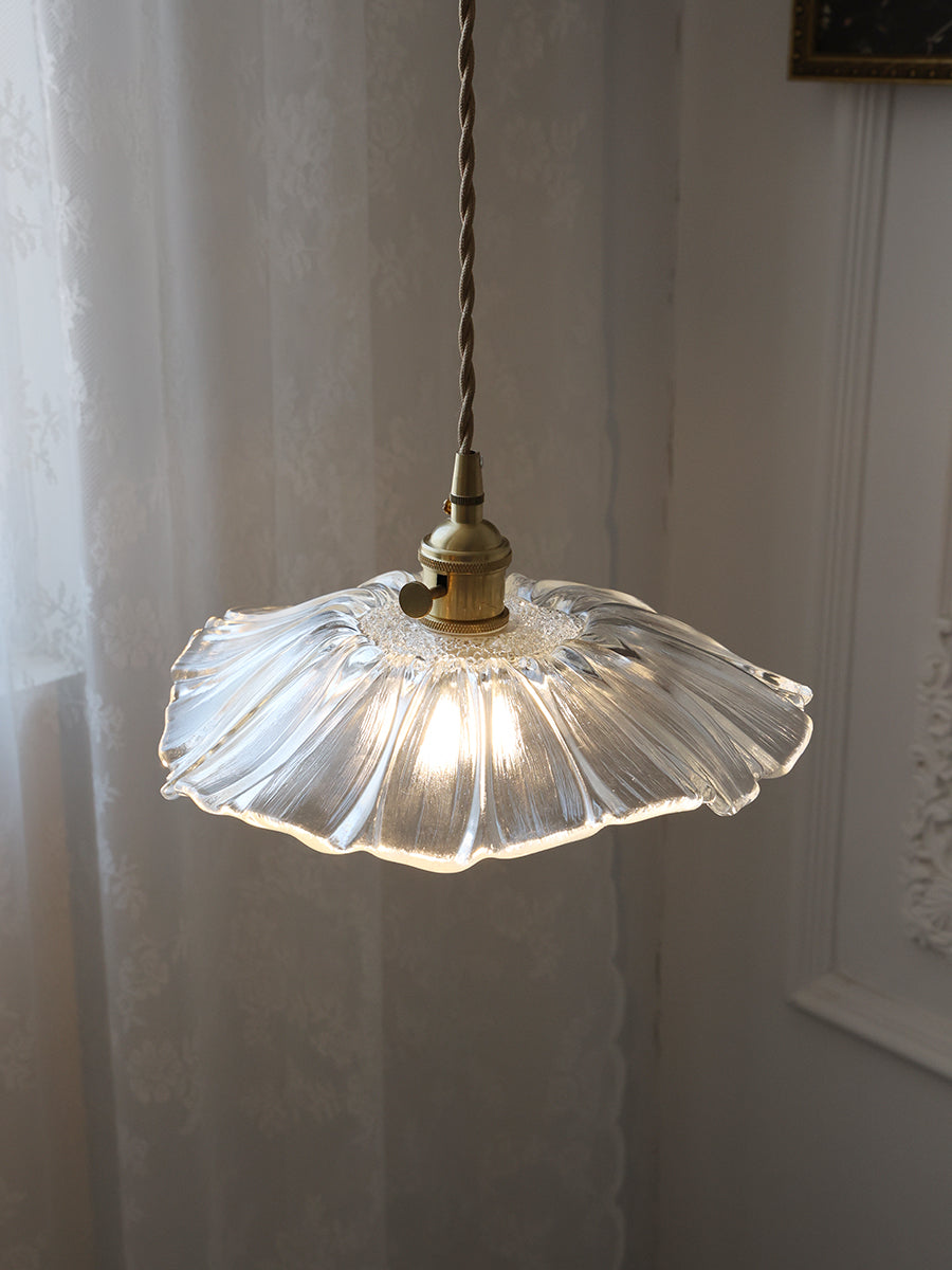 Lampada a sospensione floreale Mirarni