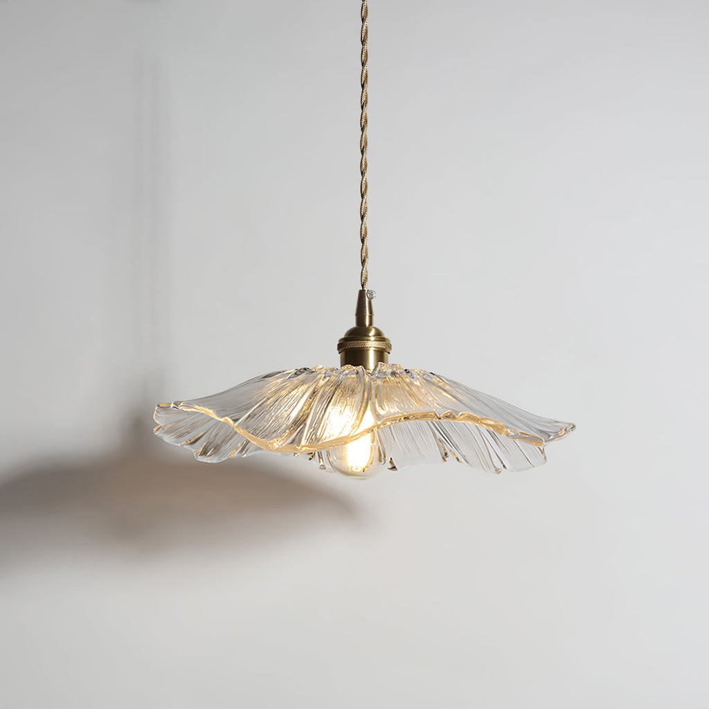 Lampada a sospensione floreale Mirarni