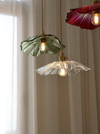 Lampada a sospensione floreale Mirarni