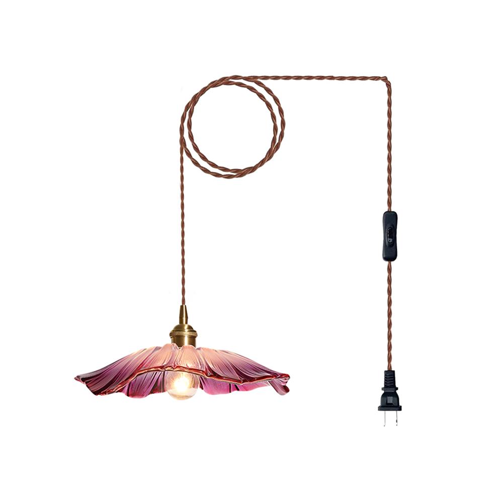 Lampada a sospensione floreale Mirarni