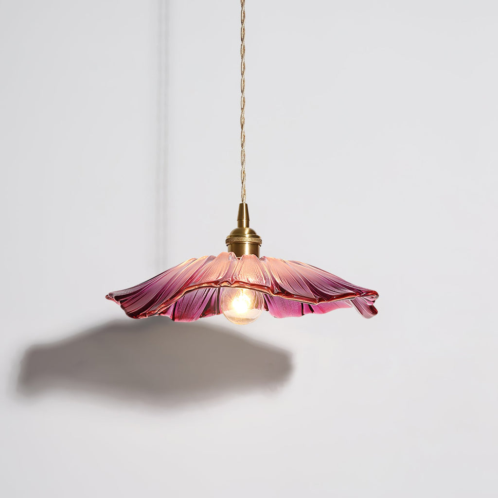 Lampada a sospensione floreale Mirarni