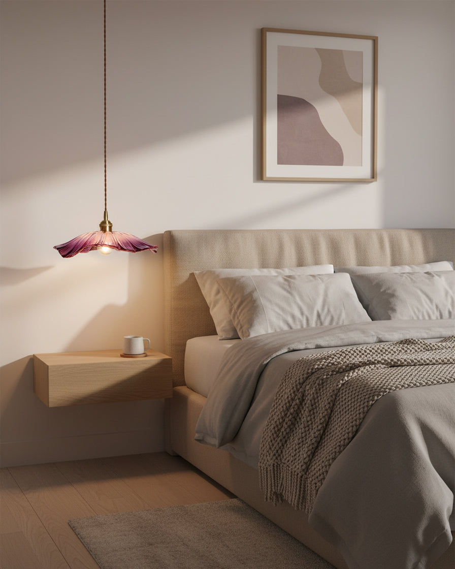 Lampada a sospensione floreale Mirarni