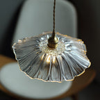 Lampada a sospensione floreale Mirarni