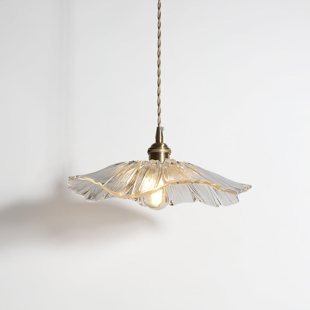 Lampada a sospensione floreale Mirarni