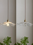 Lampada a sospensione floreale Mirarni