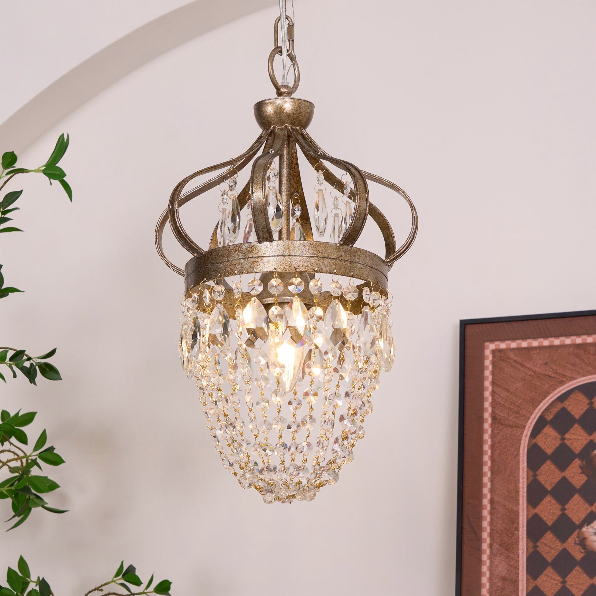 Lampadario a goccia Chonina