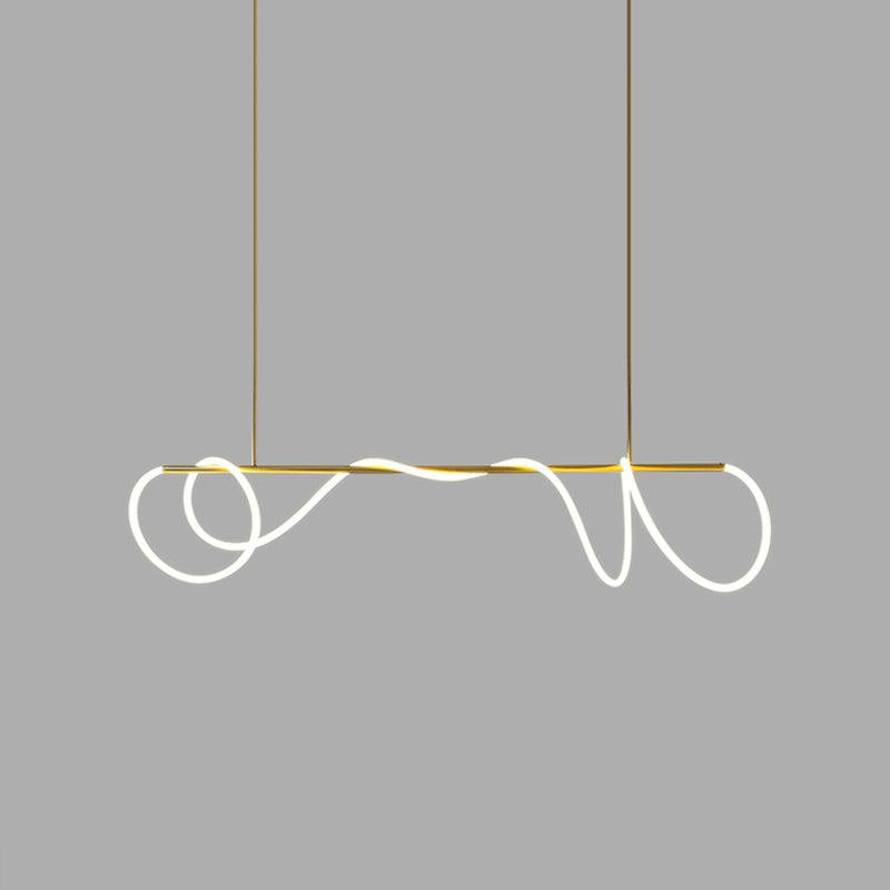 Flexible Linear Curve Chandelier – detail 39
