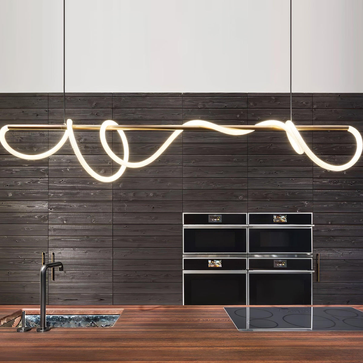 Flexible Linear Curve Chandelier – detail 20