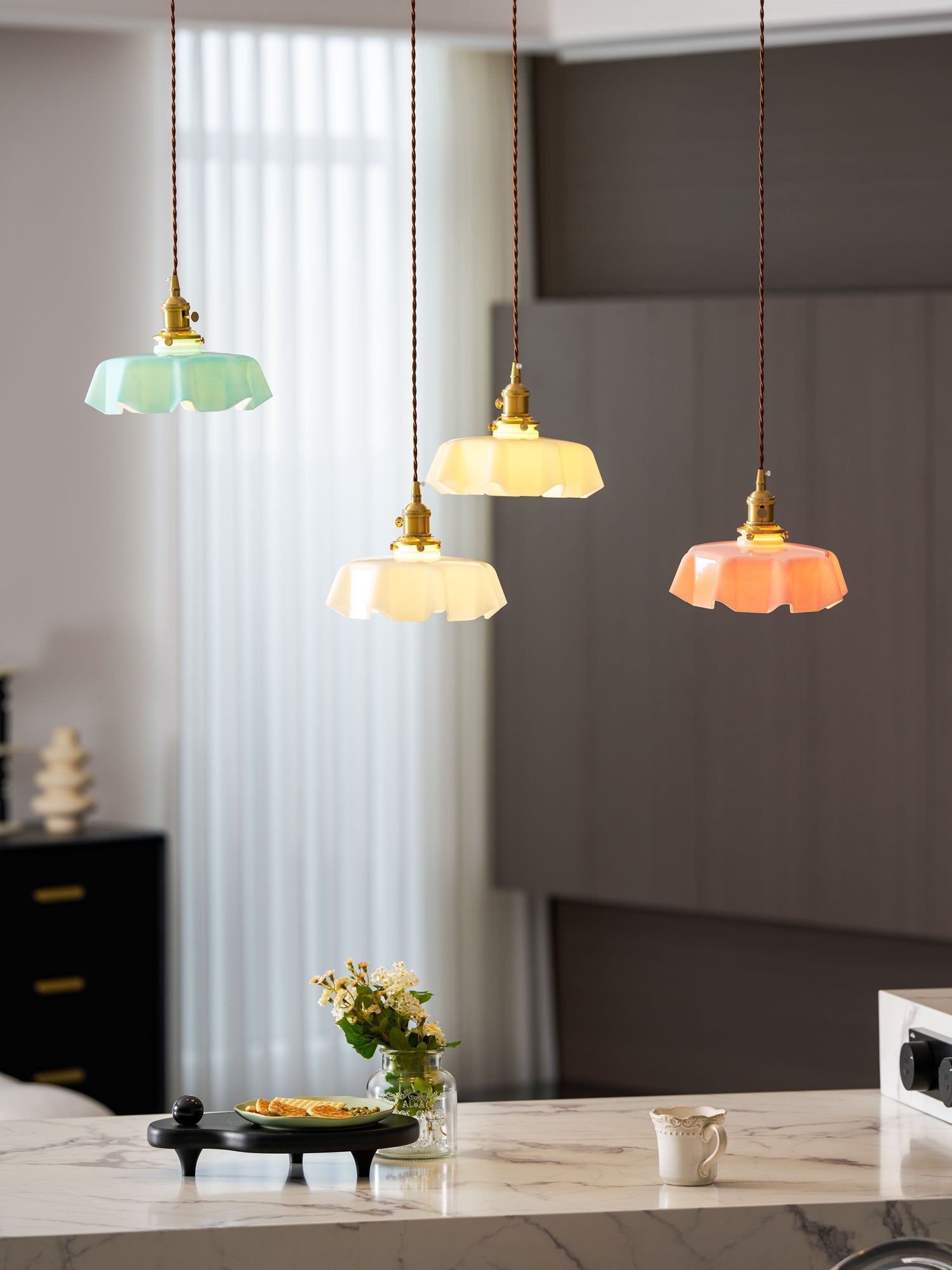 Lampada a sospensione vintage Ameliro