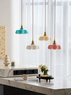 Lampada a sospensione vintage Ameliro