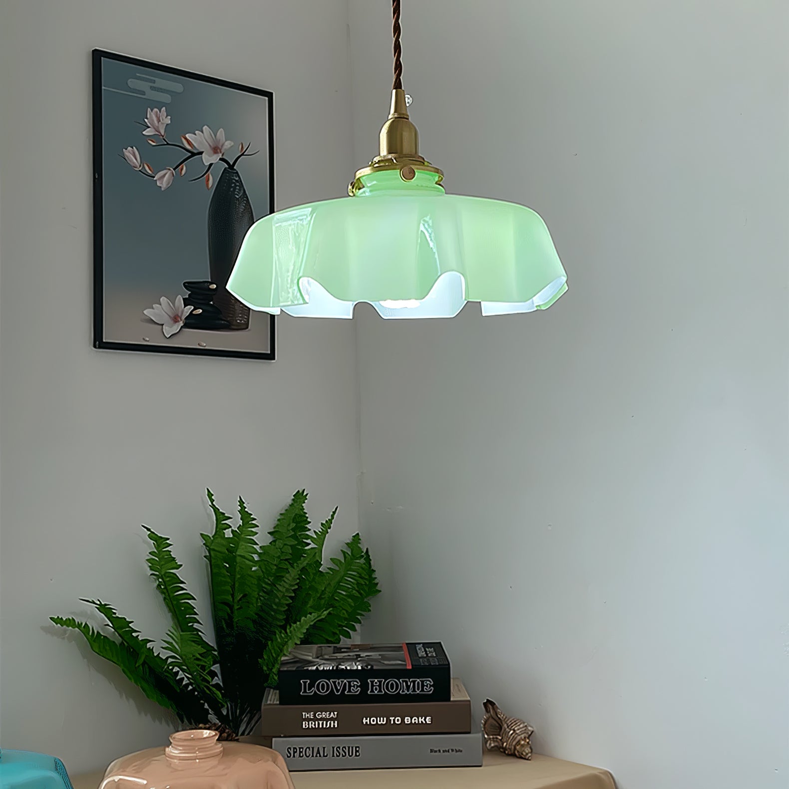 Lampada a sospensione vintage Ameliro