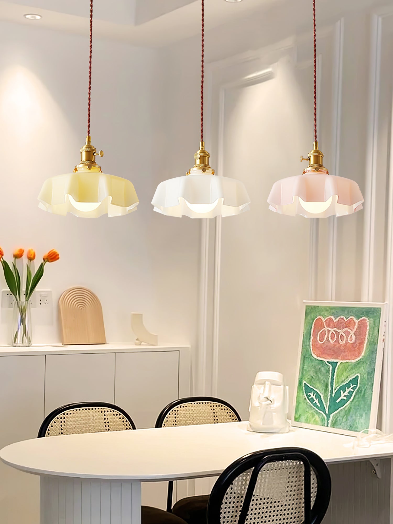 Lampada a sospensione vintage Ameliro