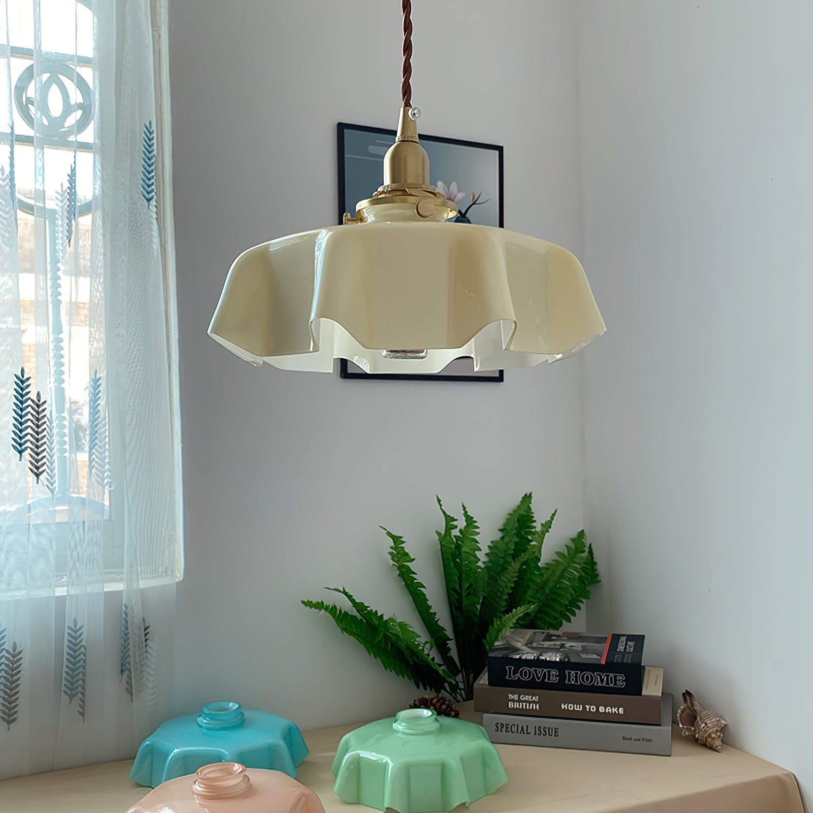 Lampada a sospensione vintage Ameliro