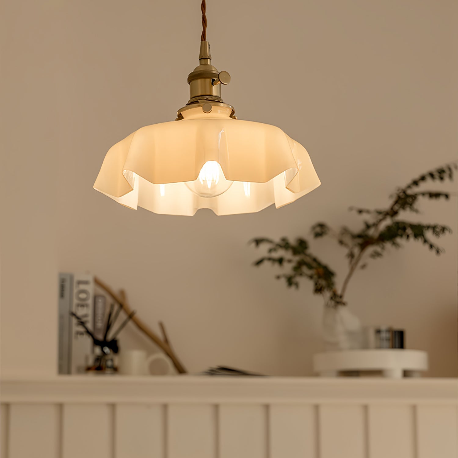 Lampada a sospensione vintage Ameliro