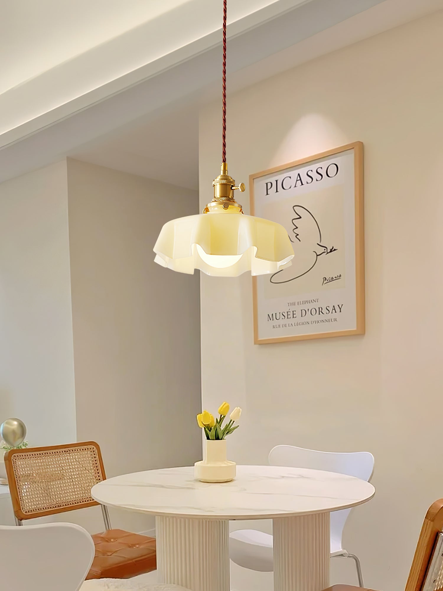 Lampada a sospensione vintage Ameliro